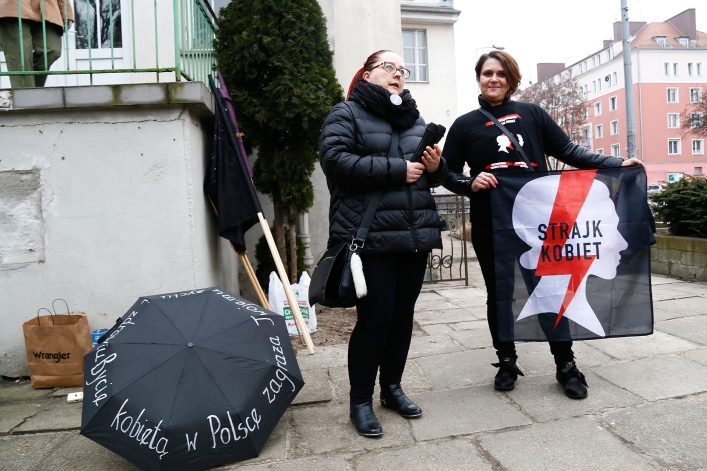 Czarny marsz przeszedł ulicami Elbląga