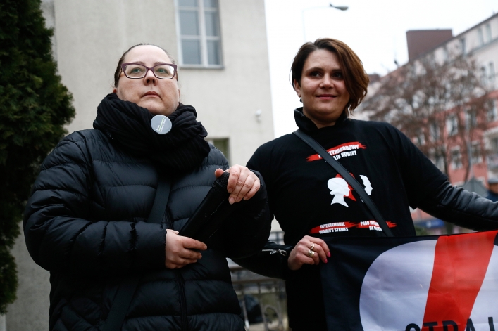 Czarny marsz przeszedł ulicami Elbląga