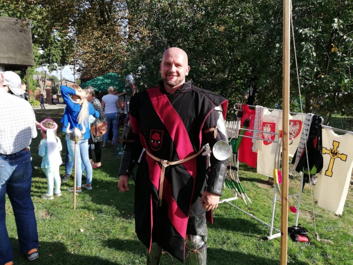 Członkowie Elbląskiego Bractwa Historycznego na Pikniku Historycznym w Boleszynie
