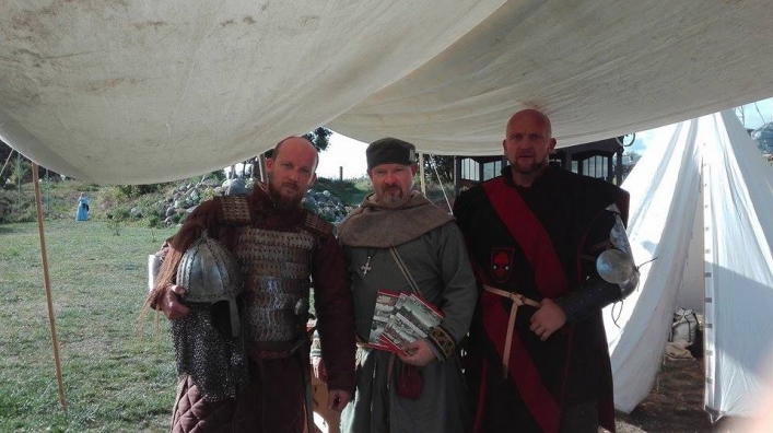 Członkowie Elbląskiego Bractwa Historycznego na Pikniku Historycznym w Boleszynie