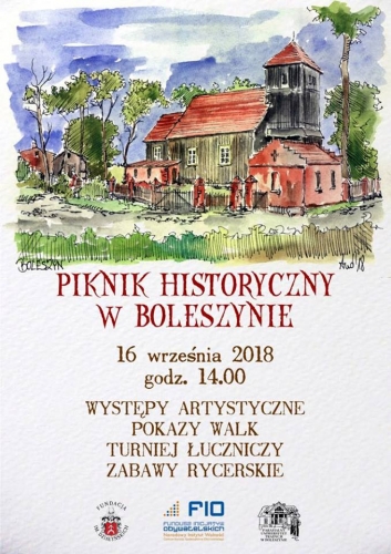 Członkowie Elbląskiego Bractwa Historycznego na Pikniku Historycznym w Boleszynie