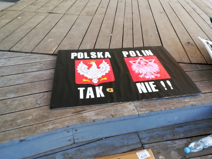 Członkowie elbląskiego oddziału ONR-u demonstrowali w Olsztynie 