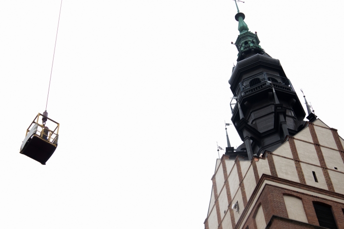Czy dziś „koniec  zwieńczy dzieło”? Ruszyły prace na wieży Katedry Św. Mikołaja
