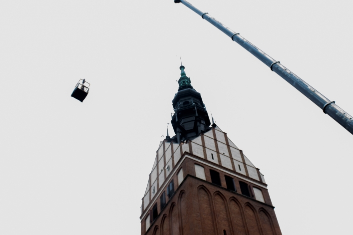 Czy dziś „koniec  zwieńczy dzieło”? Ruszyły prace na wieży Katedry Św. Mikołaja