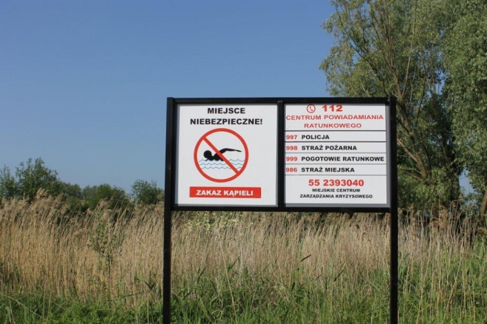 Czy to powstrzyma elblążan od kąpieli w groźnych miejscach?