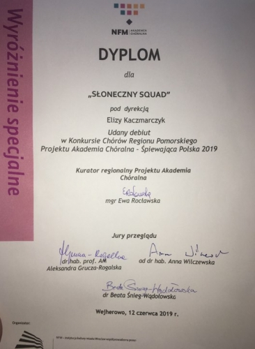 Debiutancki występ i złoto dla chóru Słoneczny Squad pod dyrekcją Elizy Kaczmarczyk!