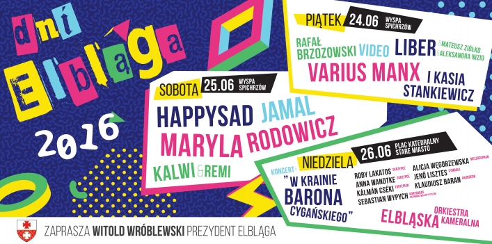 Dni Elbląga 2016 – znamy wykonawców i program!