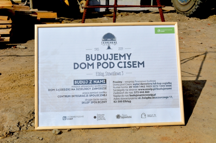 Dom pod Cisem w budowie. ESWIP prosi o Wasze wsparcie