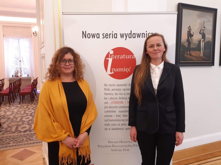 Dorota Kujawa-Weinke z SP nr 21 w Elblągu otrzymała zaproszenie do  Belwederu na prezentację serii 