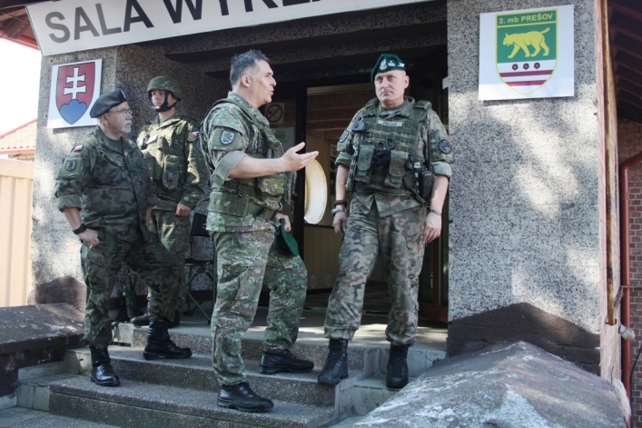 Dowódca 16 PDZ w Słowackiej brygadzie