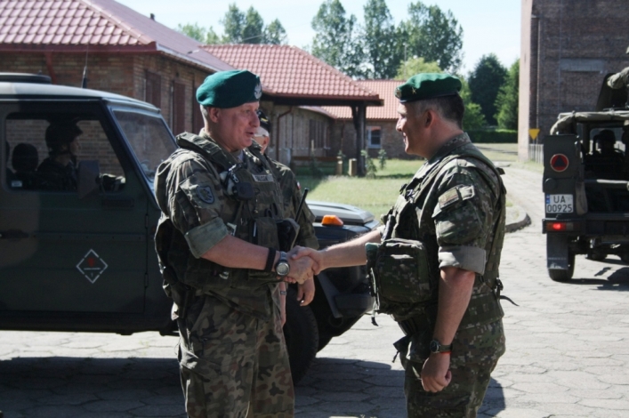 Dowódca 16 PDZ w Słowackiej brygadzie