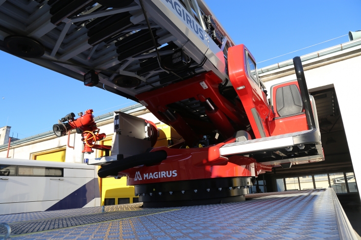 Drabina strażacka Magirus