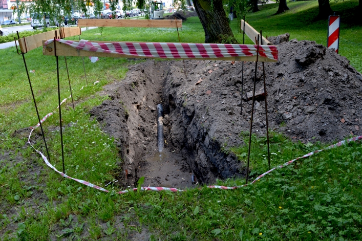 Drążąca wiedźma wierciła w Elblągu