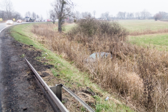 Droga w kierunku Malborka: Toyotą do rowu