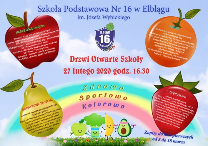 Drzwi otwarte w SP nr 16 w Elblągu