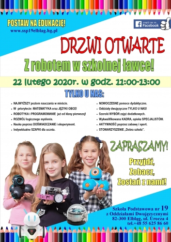 SP nr 19 w Elblągu - plakat
