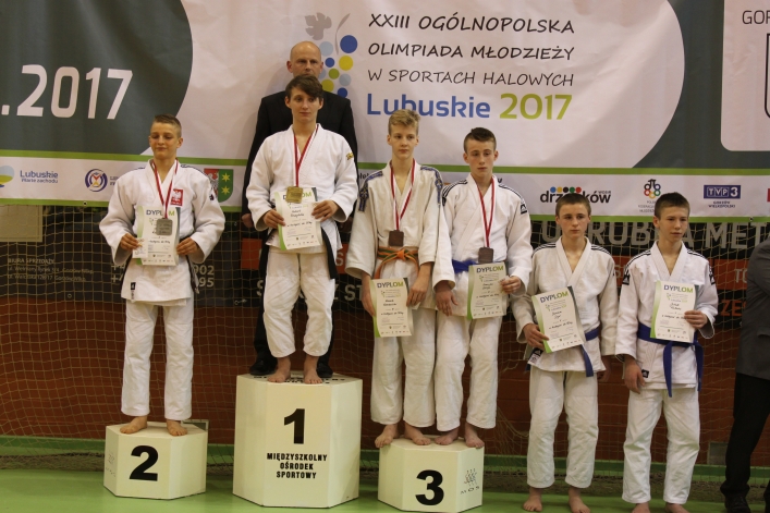 Dwa medale Gracjana Szleji na Ogólnopolskiej Olimpiadzie Młodzieży w Judo