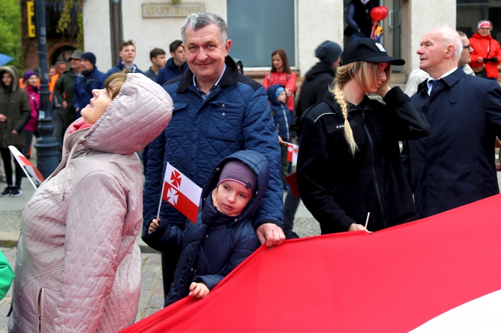 Dzień Flagi Rzeczypospolitej Polskiej w Elblągu