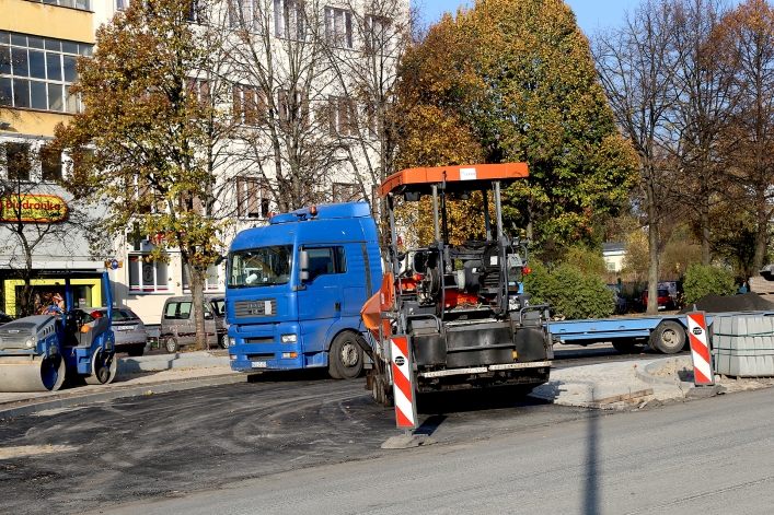 Elbląg. Budowa ronda przy Królewieckiej i Kościuszki