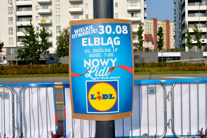 Elbląg. Lidl przy ul. Ogólnej otwarty