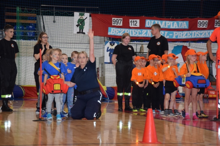 Elbląg. Olimpiada dla dzieci Bezpieczny EL-Przedszkolak 