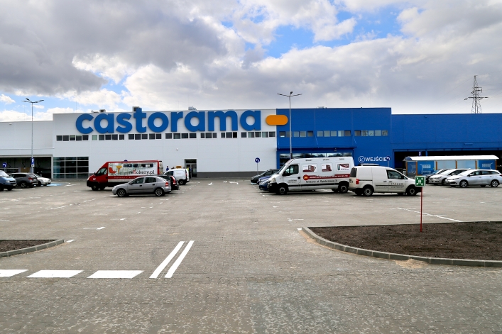 Elbląg. Po roku budowy otworzą Castoramę (+zdjęcia) 