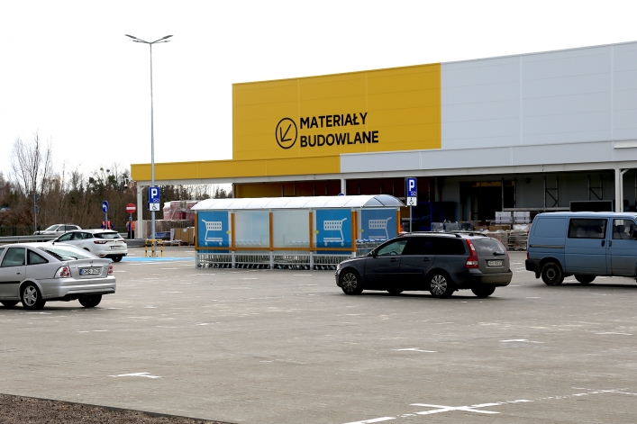 Elbląg. Po roku budowy otworzą Castoramę (+zdjęcia) 