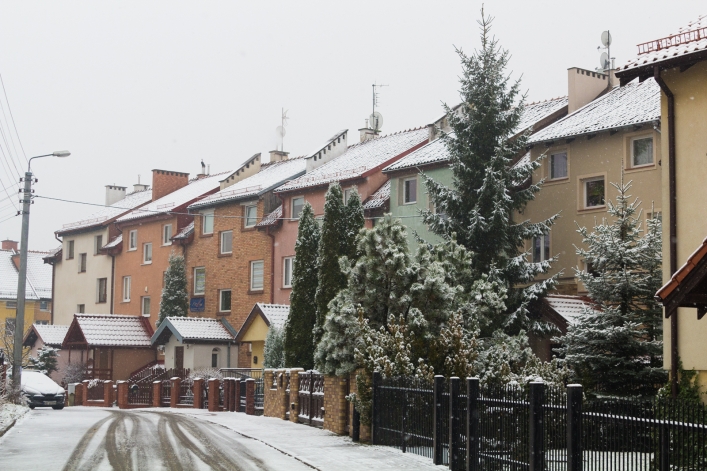 Elbląg przykryty puchem – zobacz zdjęcia