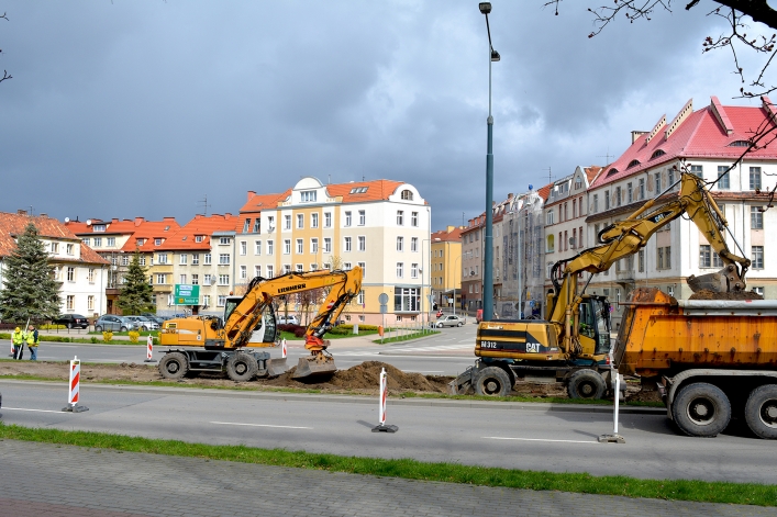 Elbląg rozkopany. 