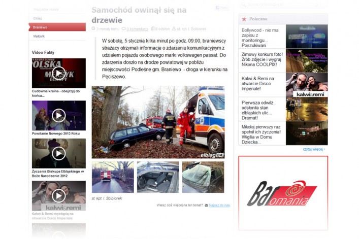 Elbląg w sieci. Testujemy strony www, które regularnie czytają elblążanie. Część 3 - elblag24.pl
