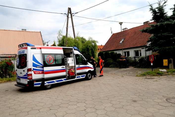 Elbląg. Wybuch petardy. Jedna osoba poszkodowana 