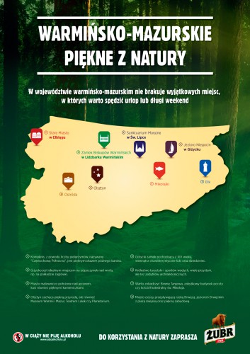 Elbląg znalazł się na mapie turystycznej Żubra