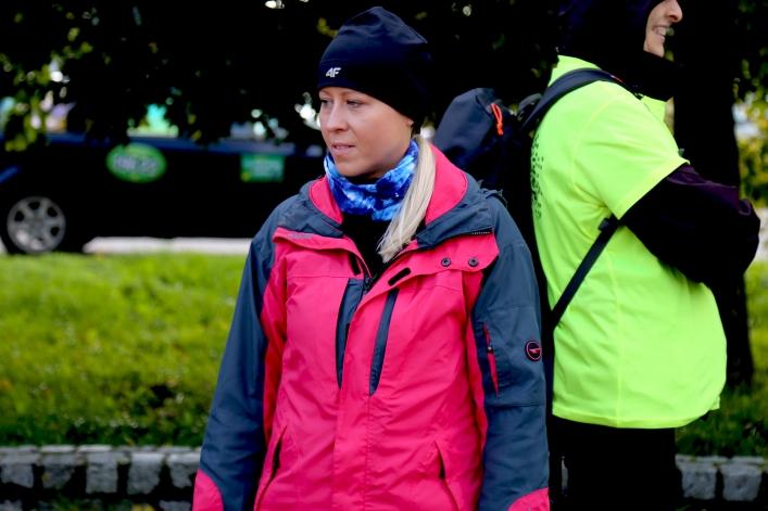 Elbląscy policjanci wzięli udział w sztafecie rowerowej 