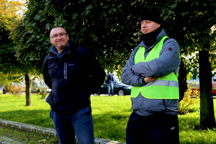 Elbląscy policjanci wzięli udział w sztafecie rowerowej 