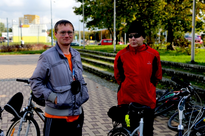 Elbląscy policjanci wzięli udział w sztafecie rowerowej 