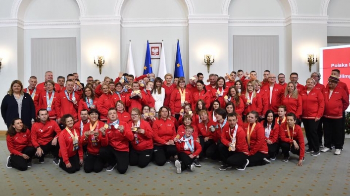 Elbląscy sportowcy z wizyta w Pałacu Prezydenckim 
