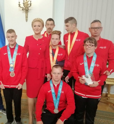 Elbląscy sportowcy z wizyta w Pałacu Prezydenckim 