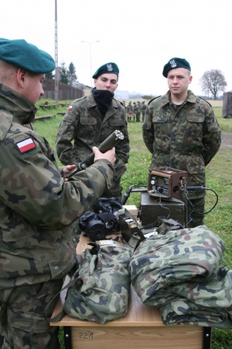 Elbląscy uczniowie na zgrupowaniu poligonowym