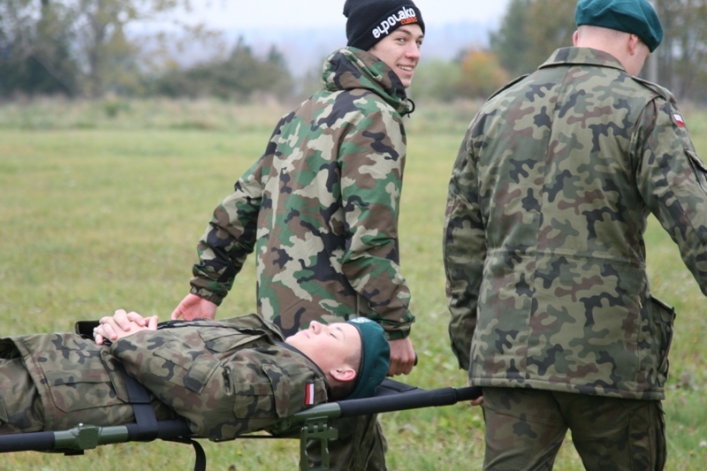 Elbląscy uczniowie na zgrupowaniu poligonowym
