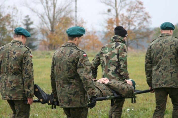 Elbląscy uczniowie na zgrupowaniu poligonowym