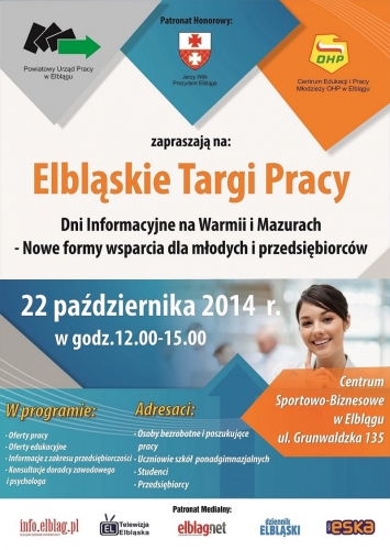 Elbląskie Targi Pracy już dziś! Przyjdź i znajdź zatrudnienie