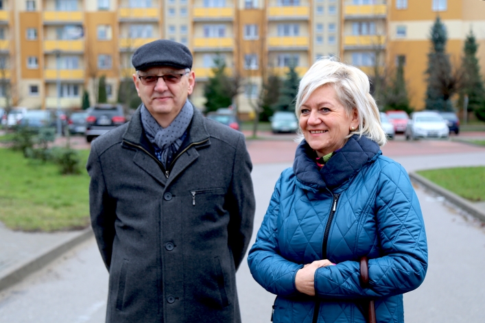 Elblążanie cieszą się już pieszym połączeniem Al. Grunwaldzkiej z ul. Kolejową