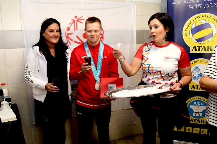 Elblążanie powitali wicemistrza olimpijskiego z Abu Zabi