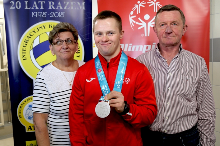 Elblążanie powitali wicemistrza olimpijskiego z Abu Zabi