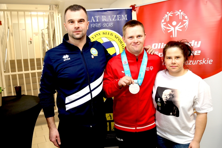 Elblążanie powitali wicemistrza olimpijskiego z Abu Zabi