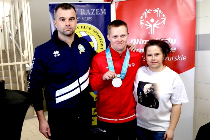 Elblążanie powitali wicemistrza olimpijskiego z Abu Zabi