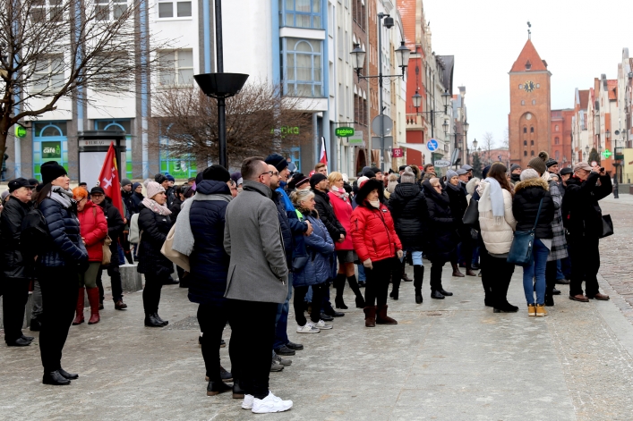 Elblążanie pożegnali śp. Pawła Adamowicza, prezydenta Gdańska 
