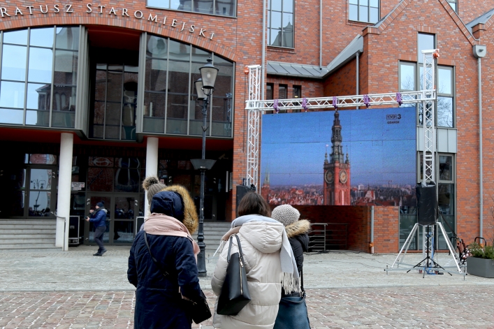 Elblążanie pożegnali śp. Pawła Adamowicza, prezydenta Gdańska 