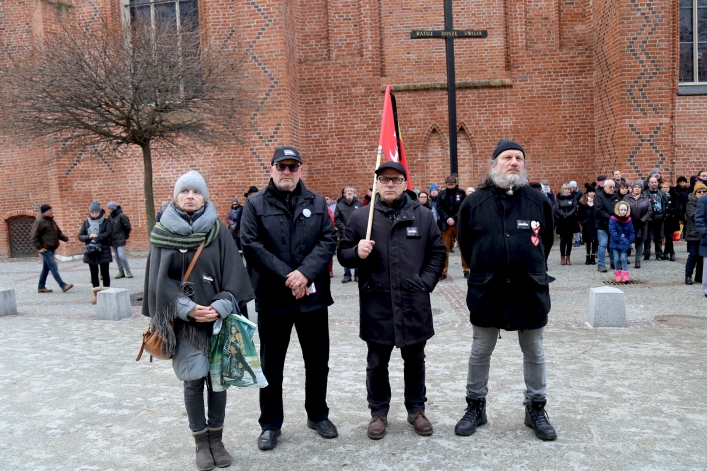 Elblążanie pożegnali śp. Pawła Adamowicza, prezydenta Gdańska 