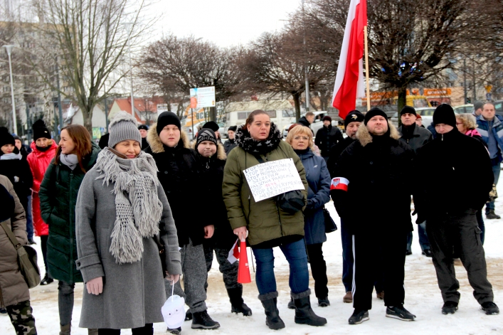 Elblążanie protestowali przeciwko segregacji sanitarnej 
